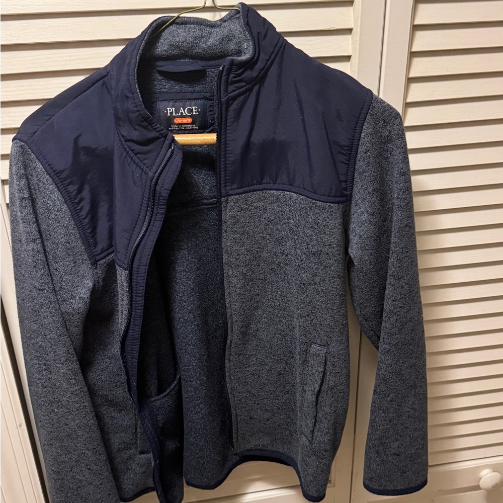 Cool fleece jacket for young boy